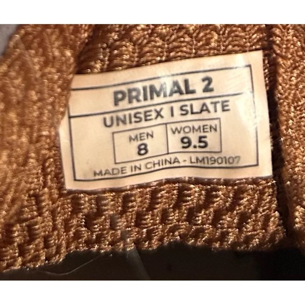 Lems Primal 2 Slate Gray Minimalist Barefoot Shoes Mens 8 Womens 9.5 LM190107